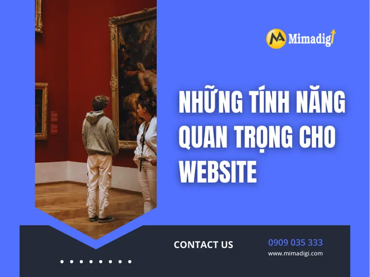 Những tính năng quan trọng cho website bán tranh nghệ thuật tại mima