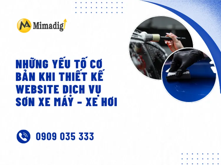 Basic Elements in Designing a Website for Motorcycle and Car Painting Services at mima