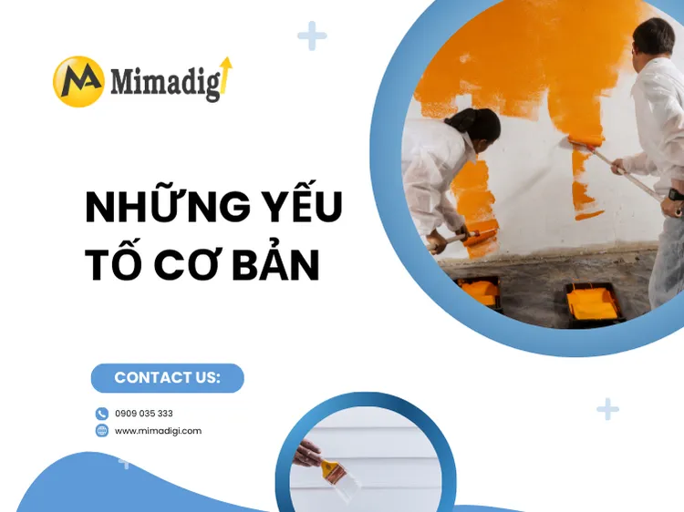 Những yếu tố cơ bản trong thiết kế website cho dịch vụ sơn nước và trang trí nội thất tại mima