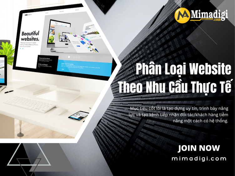 Phân Loại Website Theo Nhu Cầu Thực Tế Của Doanh Nghiệp Bắc Ninh