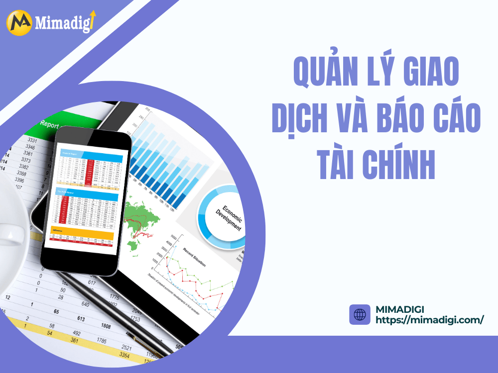 Quản lý giao dịch và báo cáo tài chính tại MIMA