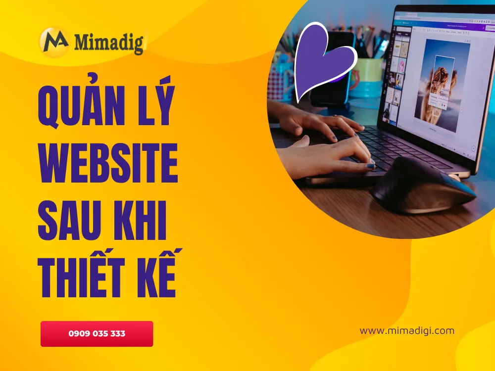 Quản Lý Website Sau Khi Thiết Kế tại mima