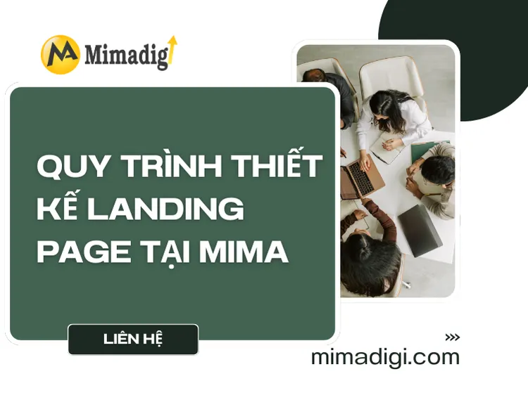 Quy trình thiết kế landing page tại MIMA