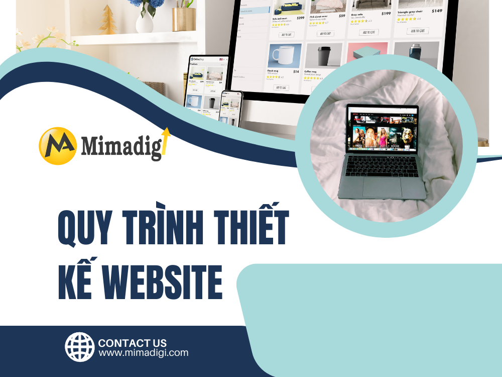 Quy trình thiết kế website bán camera hành trình tại MIMA