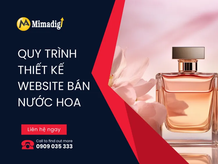 Quy Trình Thiết Kế Website Bán Nước Hoa tại mima
