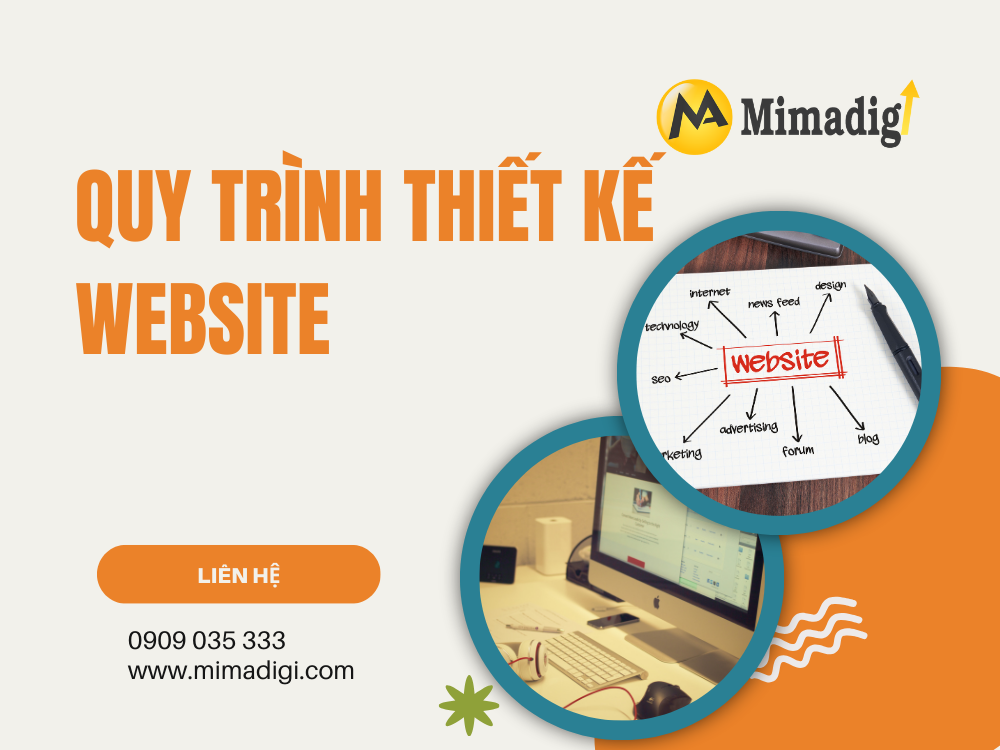 Quy trình thiết kế website bán thiết bị cảm biến áp suất lốp tại MIMA 
