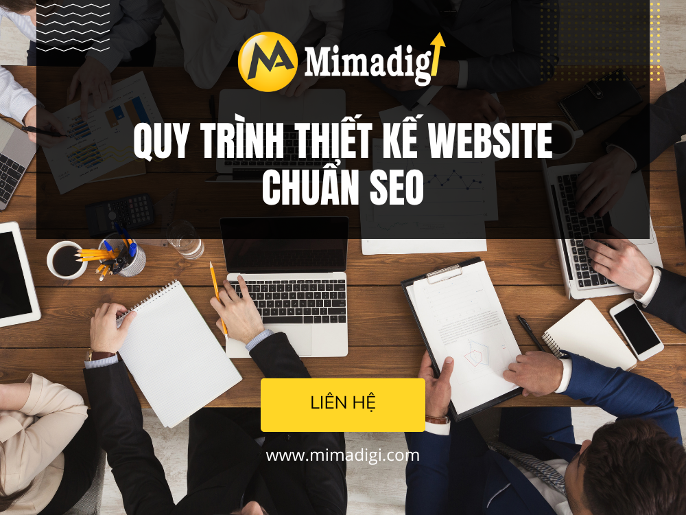 Quy trình thiết kế website chuẩn SEO tại MIMA tại mima