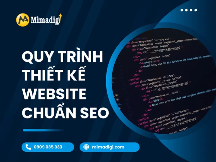 Quy trình thiết kế website chuẩn SEO tại mima