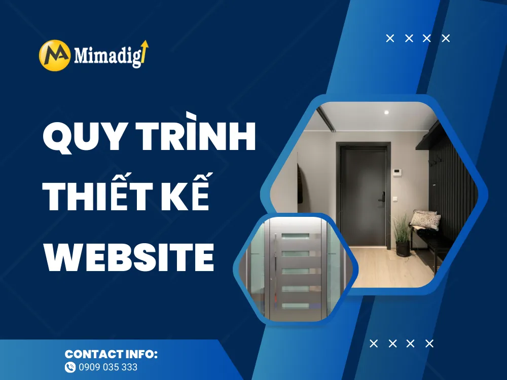 Quy trình thiết kế website công ty sản xuất cửa nhôm tại MIMA