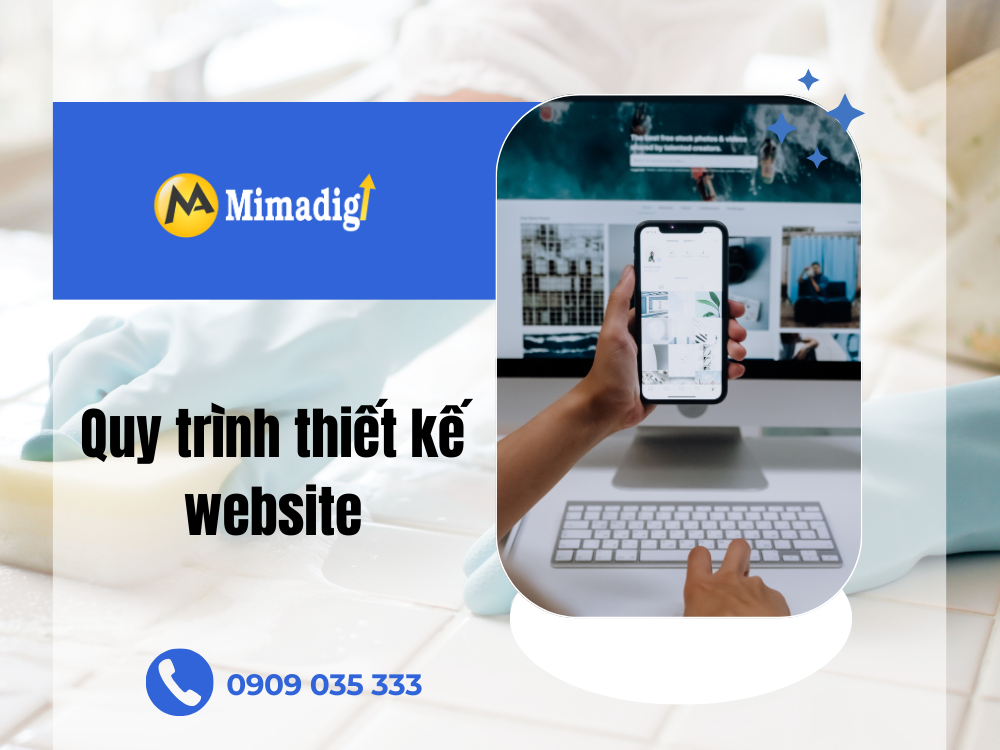 Quy trình thiết kế website cửa hàng lốp xe tại MIMA