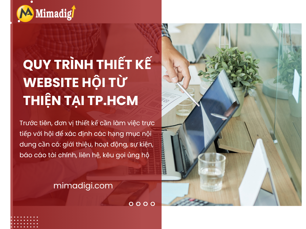 Website Design Process for Charity Organizations in HCMC at mimadigi