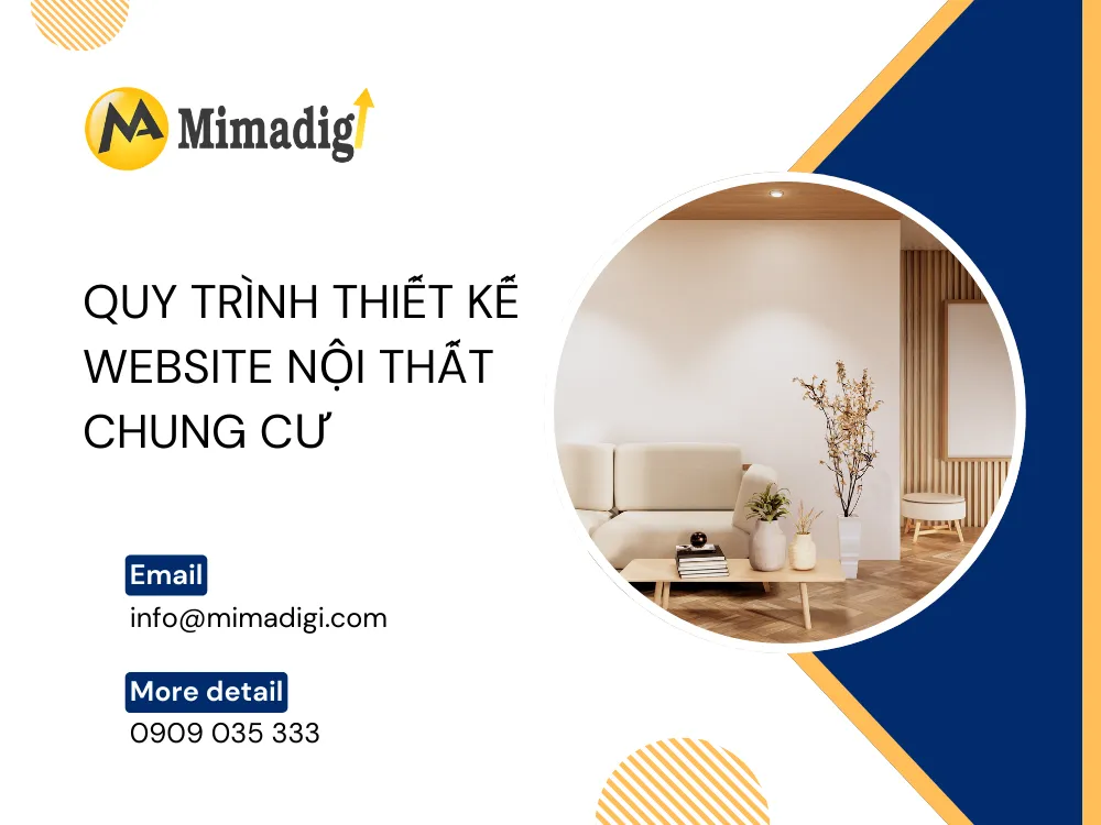 Quy trình thiết kế website nội thất chung cư tại mima