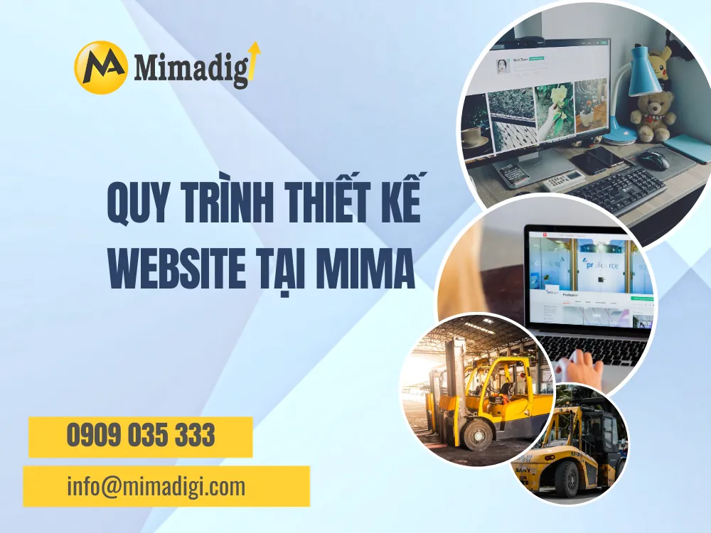 Quy trình thiết kế website tại MIMA