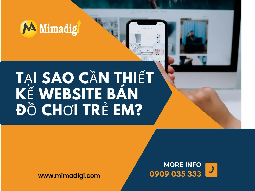 Tại sao cần thiết kế website bán đồ chơi trẻ em? tại mima