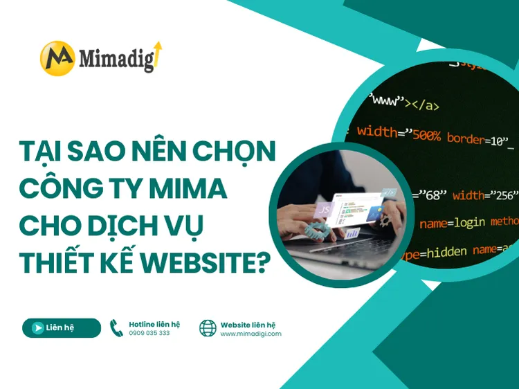 Tại Sao Nên Chọn Công Ty Mima Cho Dịch Vụ Thiết Kế Website? tại mima