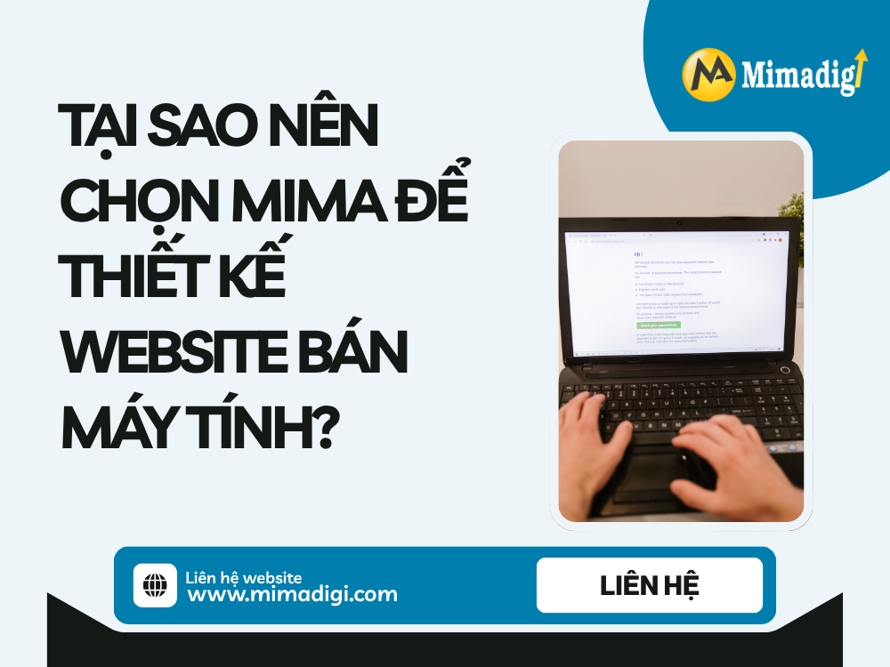 Tại Sao Nên Chọn MIMA Để Thiết Kế Website Bán Máy Tính? tại mima
