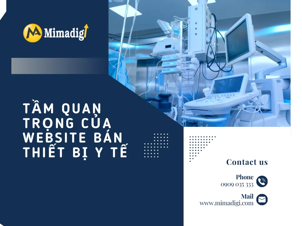 Tầm quan trọng của website bán thiết bị y tế tại mima