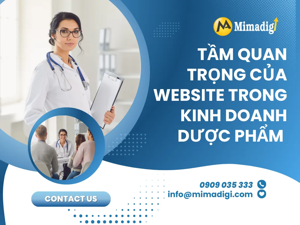 Tầm quan trọng của website trong kinh doanh dược phẩm tại mima