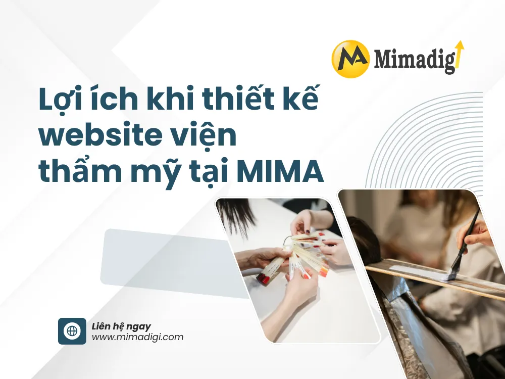 Tầm quan trọng của website viện thẩm mỹ tại mima