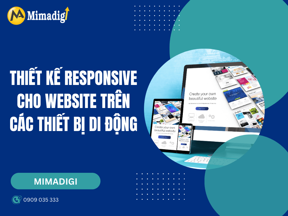 Thiết kế responsive cho website trên các thiết bị di động tại MIMA