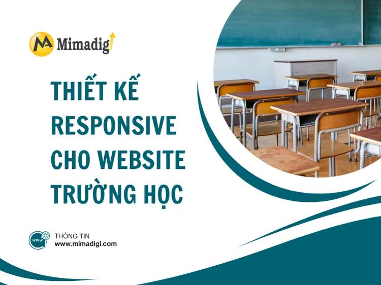 Thiết kế responsive cho website trường học tại mima