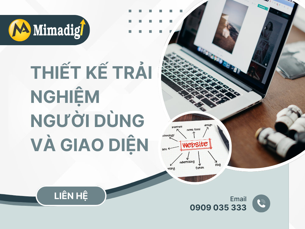 Thiết kế trải nghiệm người dùng (UX) và giao diện (UI) tại mima