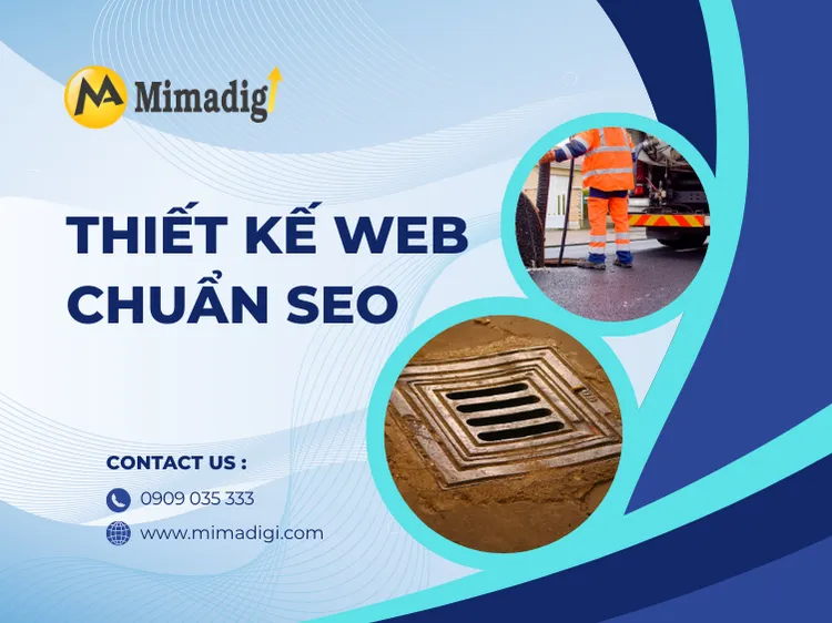 Thiết kế web chuẩn SEO cho dịch vụ nạo vét hố ga tai mima