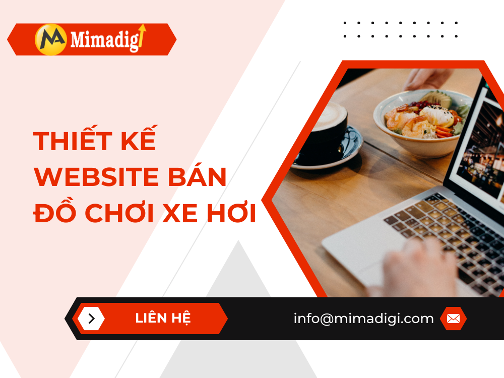 Thiết kế website bán đồ chơi xe hơi tại mima