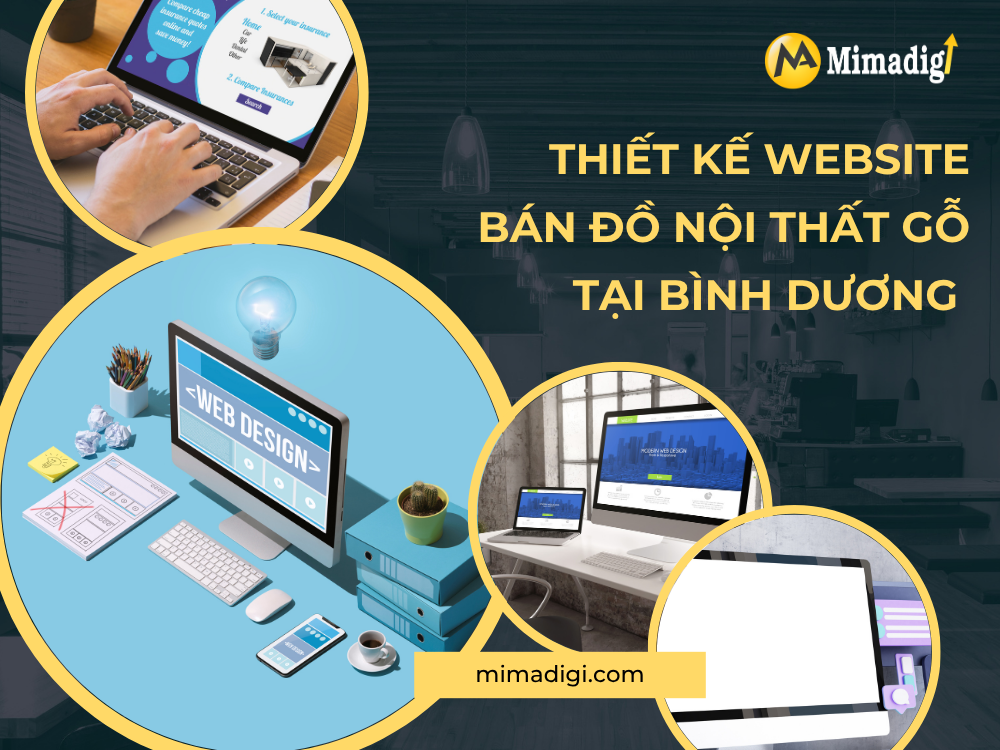 Wooden Furniture Website Design in Binh Duong – A Sales Growth Solution in the Digital Age at mimadigi
