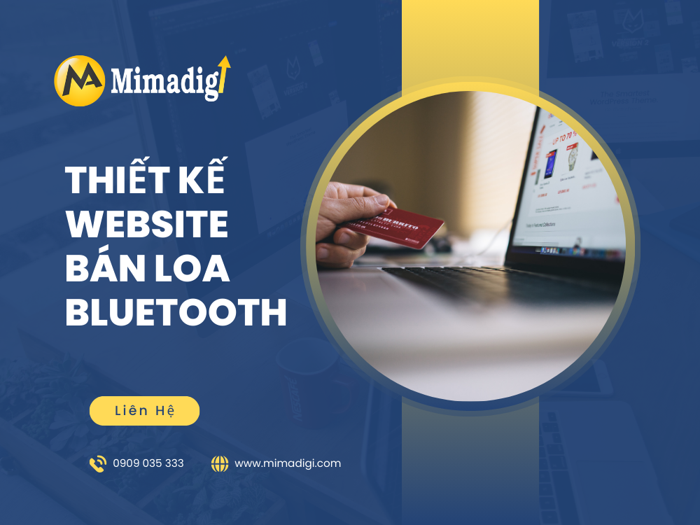 Thiết kế website bán loa Bluetooth tại mima