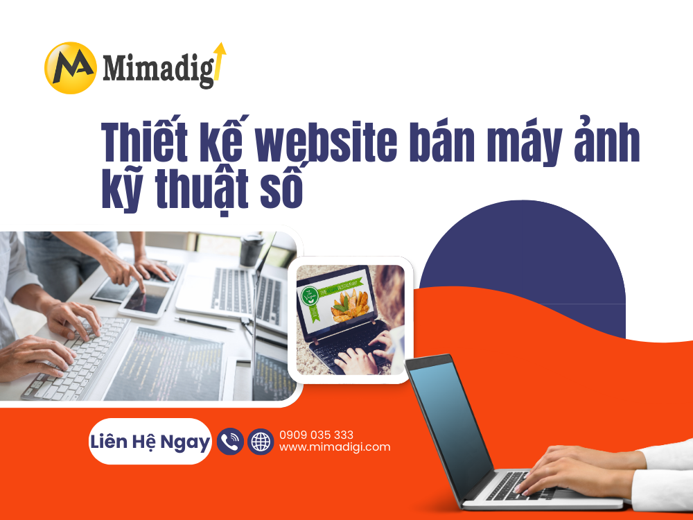 Thiết kế website bán máy ảnh kỹ thuật số tại mima