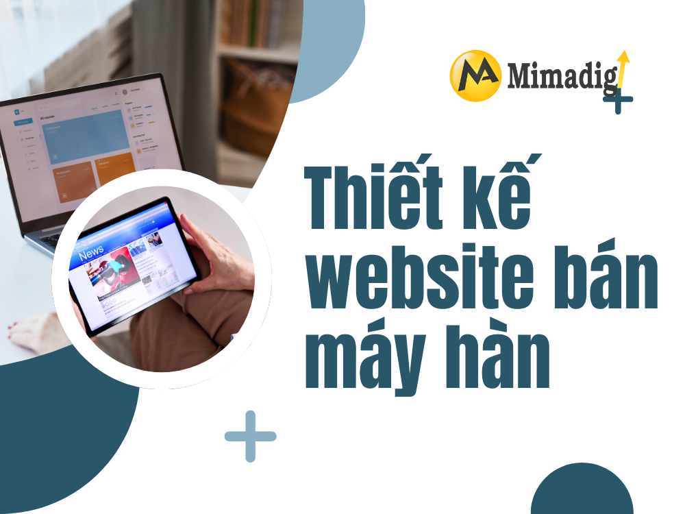 Thiết kế website bán máy hàn tại mima