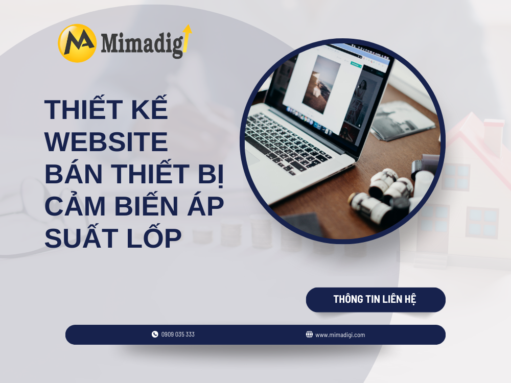 Thiết kế website bán thiết bị cảm biến áp suất lốp tại mima