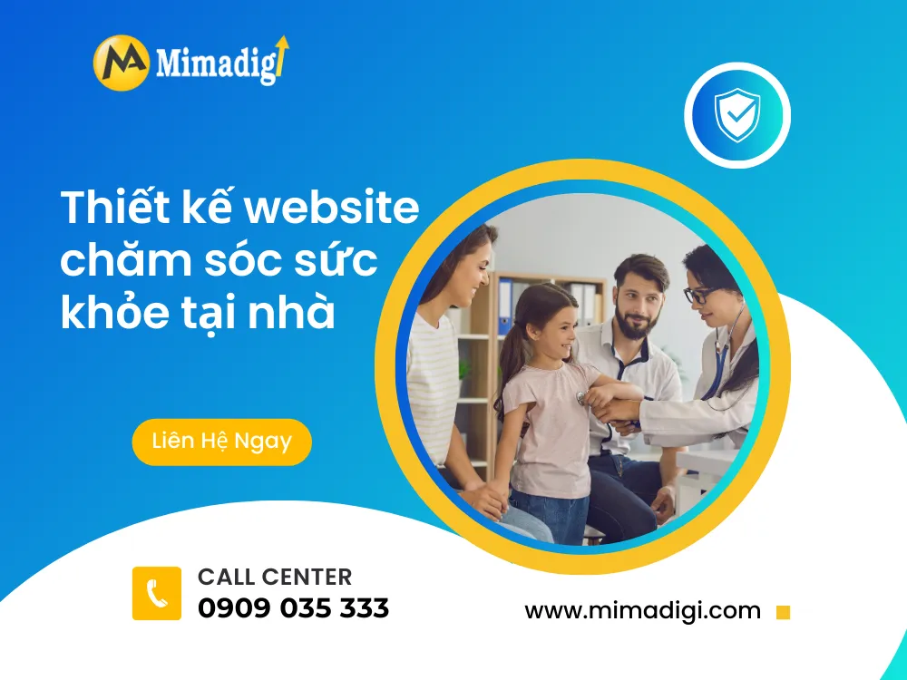 Thiết kế website chăm sóc sức khỏe tại nhà tại mima