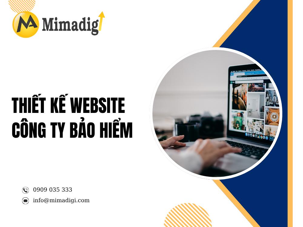THIẾT KẾ WEBSITE CÔNG TY BẢO HIỂM tại mima