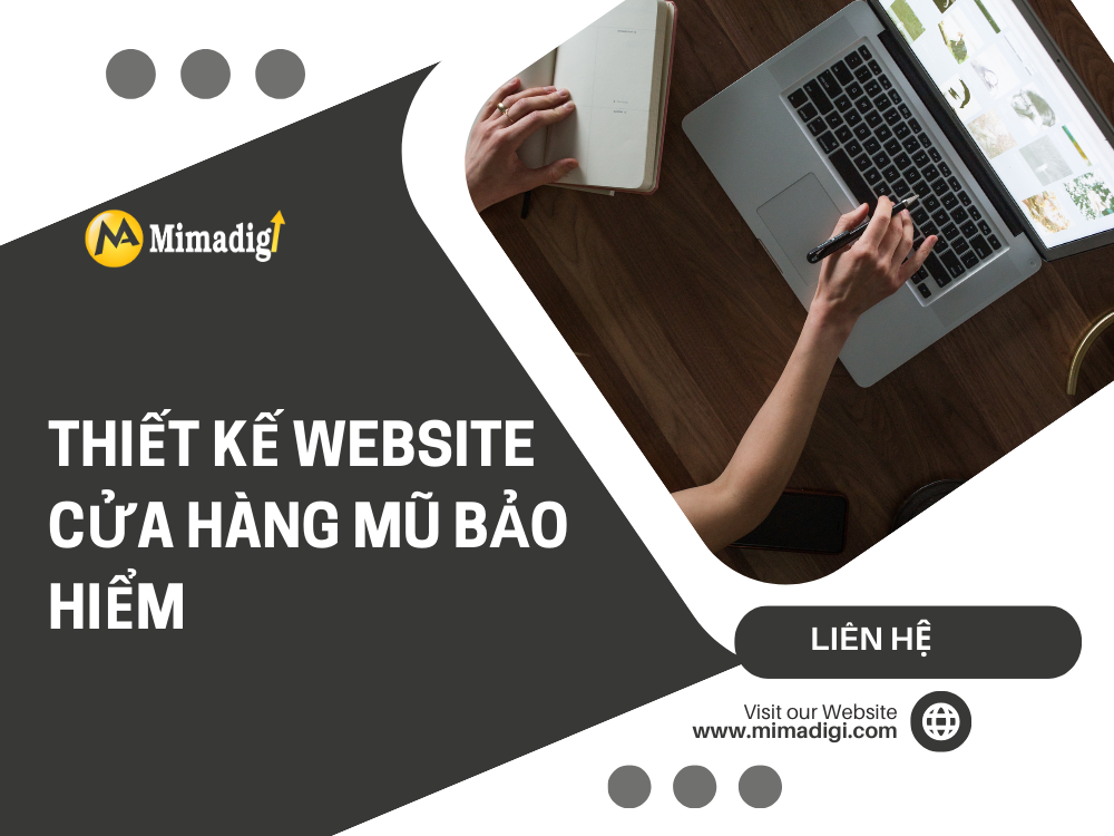 Thiết Kế Website Cửa Hàng Mũ Bảo Hiểm tại mima