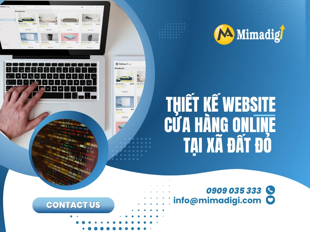 Thiết Kế Website Cửa Hàng Online Tại Xã Đất Đỏ tại mima
