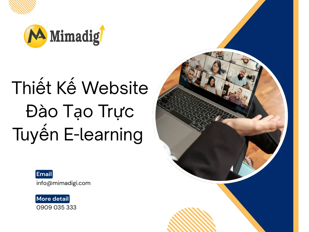 Thiết Kế Website Đào Tạo Trực Tuyến E-learning tại mima
