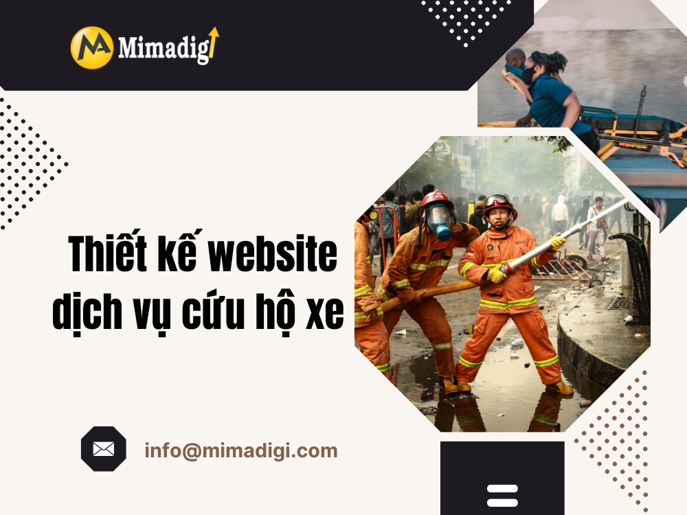 Thiết kế website dịch vụ cứu hộ xe tại mima