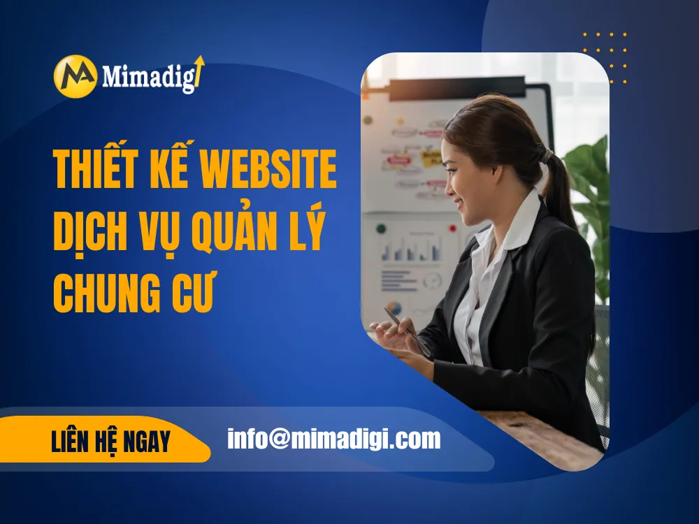 Thiết kế website dịch vụ quản lý chung cư tại mima