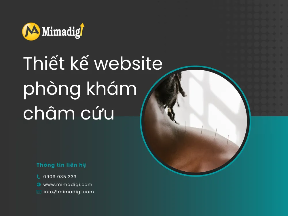Thiết kế website phòng khám châm cứu tại mima