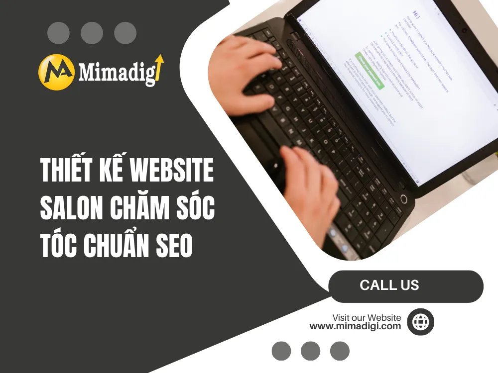 Thiết Kế Website Salon Chăm Sóc Tóc Chuẩn SEO tại mima