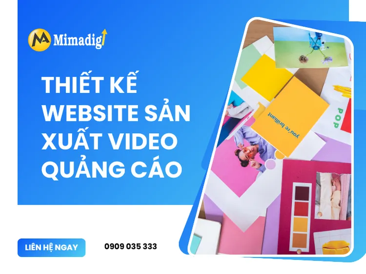 Thiết kế website sản xuất video quảng cáo tại mima
