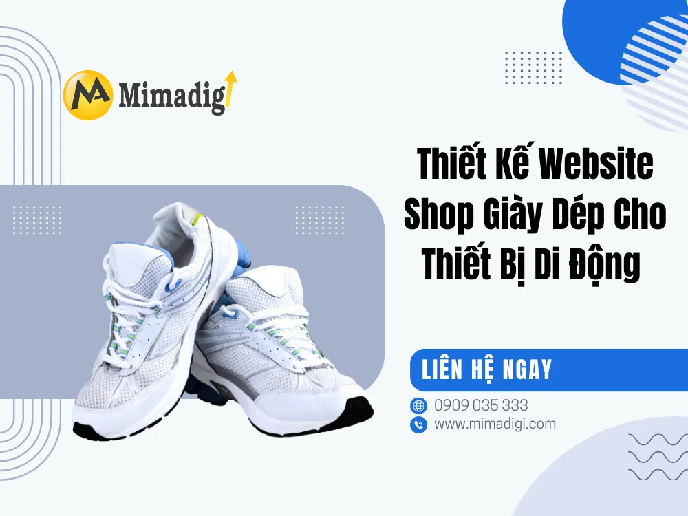 Thiết Kế Website Shop Giày Dép Cho Thiết Bị Di Động tại mima