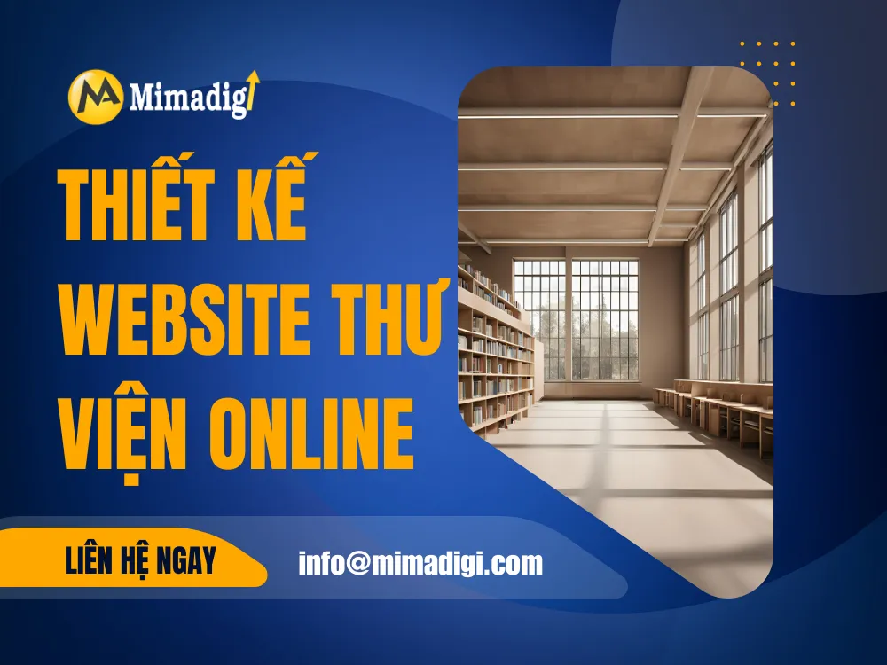 Thiết Kế Website Thư Viện Online tại mima