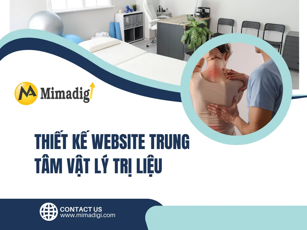 Thiết kế website trung tâm vật lý trị liệu tại mima