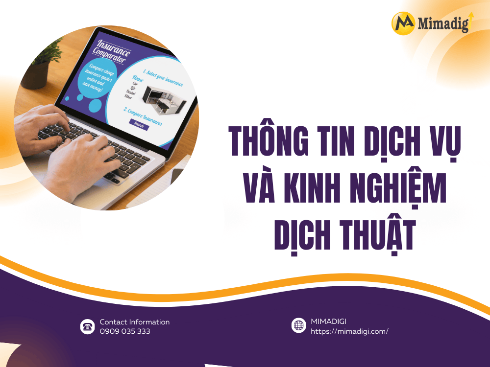 Thông tin dịch vụ và kinh nghiệm dịch thuật tại MIMA