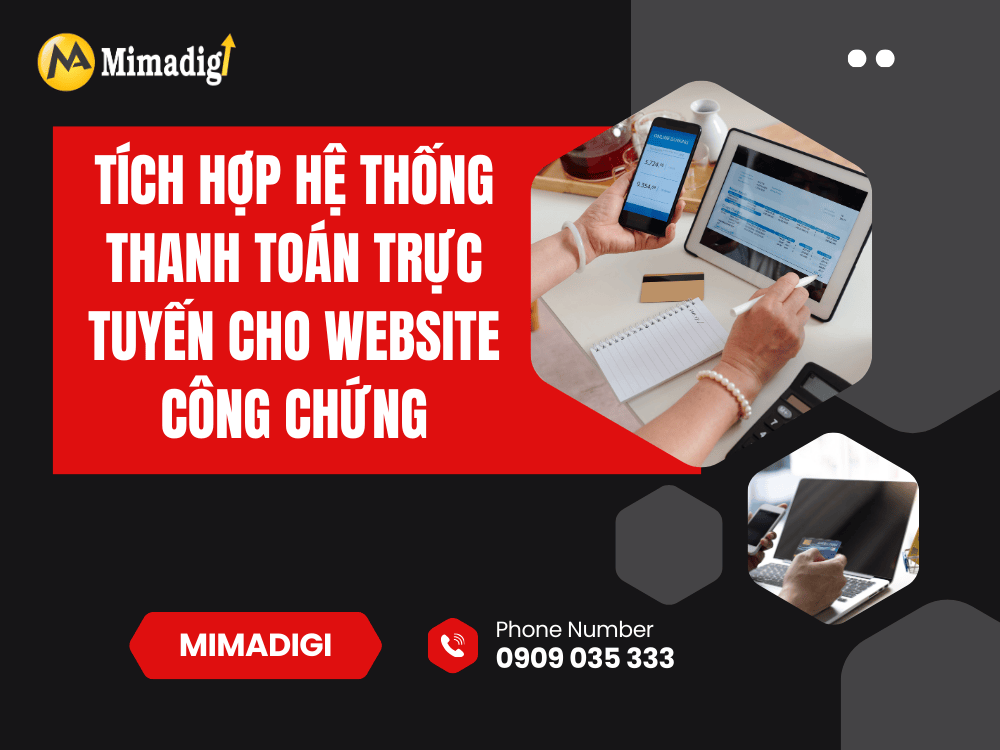 Integrate an online payment system for the notary website at MIMA