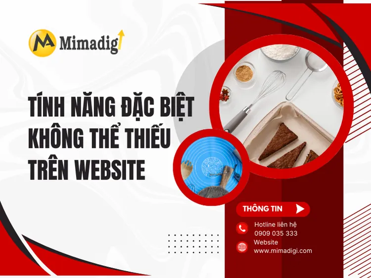 Tính năng đặc biệt không thể thiếu trên website bán dụng cụ nhà bếp độc lạ tại mima