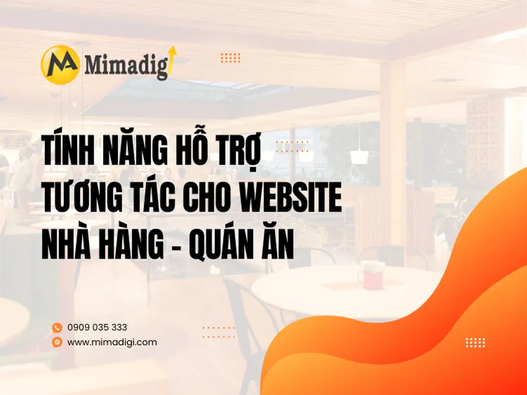 Interactive Support Features for Restaurant - Eatery Websites at mima